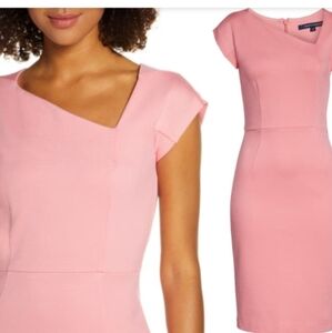 French connection lula asymmetrical neck sheath dress size 2